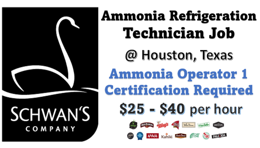 Ammonia Refrigeration Technician Job