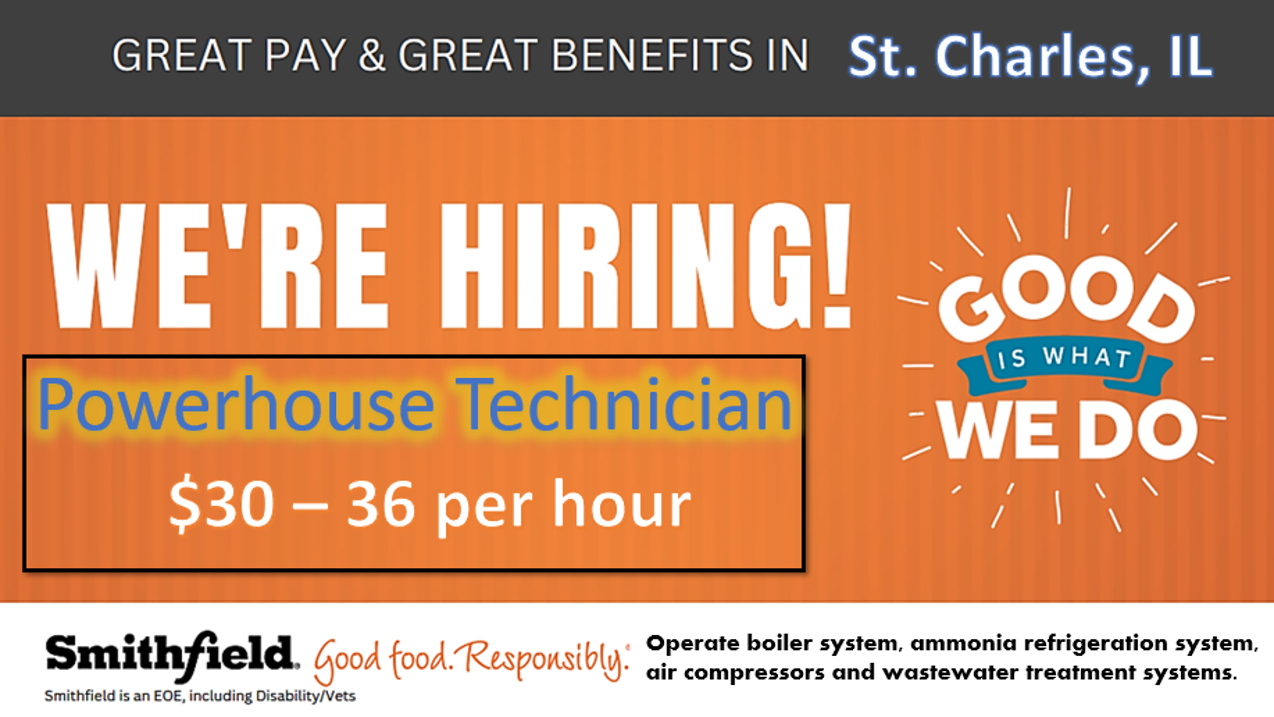 Job Postings / Ammonia / NH3 / R717 → Refrigeration