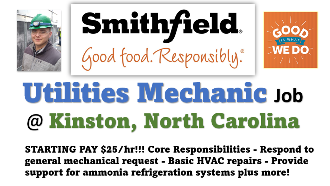 Job Postings / Ammonia / NH3 / R717 → Refrigeration