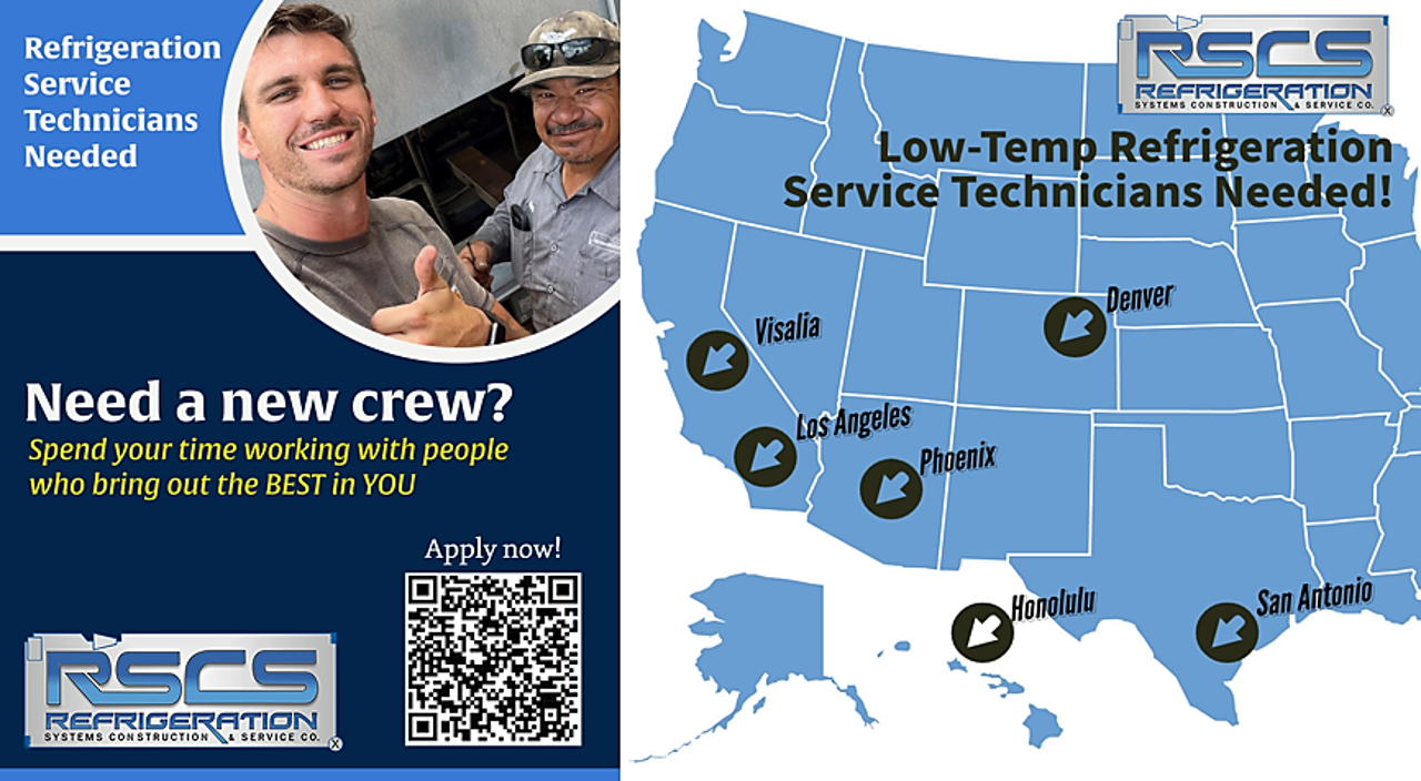 Job Postings / Ammonia / NH3 / R717 → Refrigeration