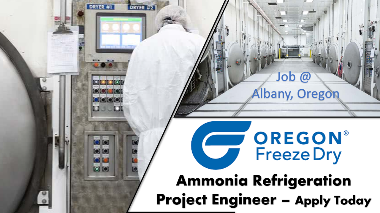 Job Postings / Ammonia / NH3 / R717 → Refrigeration