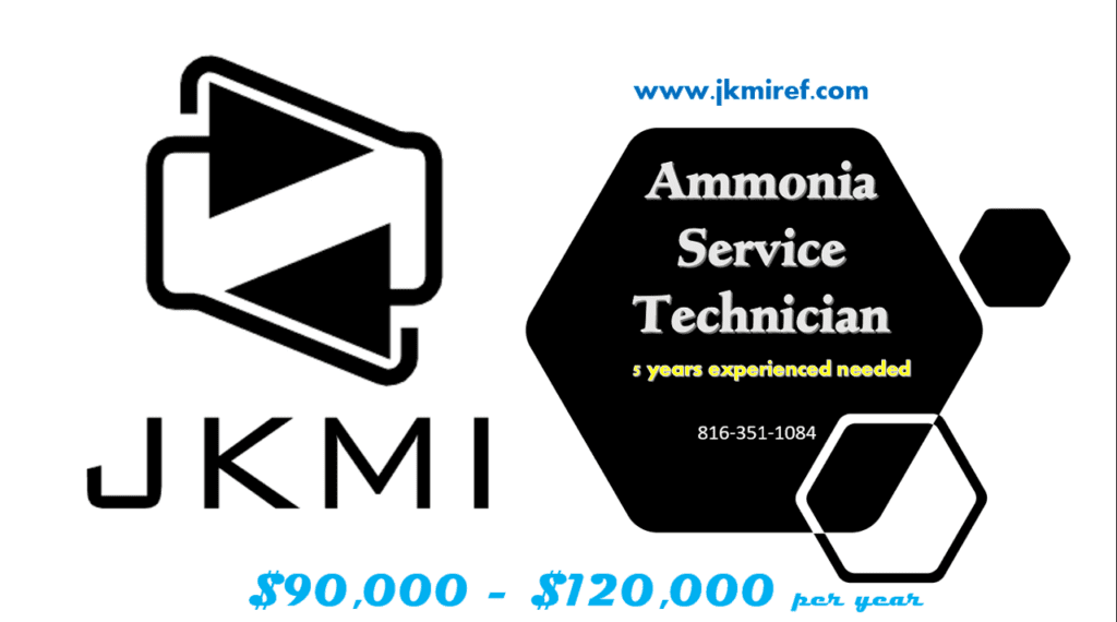 Ammonia Service Technician Job Missouri → Ammonia Refrigeration