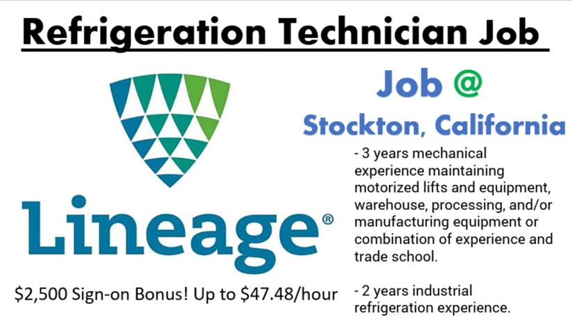 Refrigeration Technician – $2,500 Sign-on Bonus!