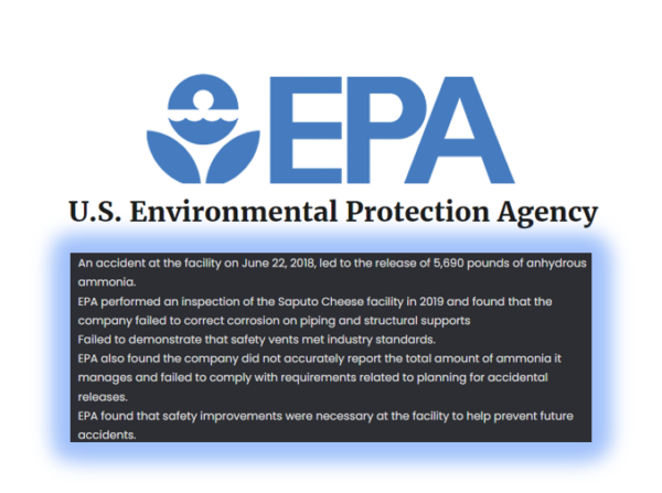 EPA - RMP - Violations - Ammonia - West Coast