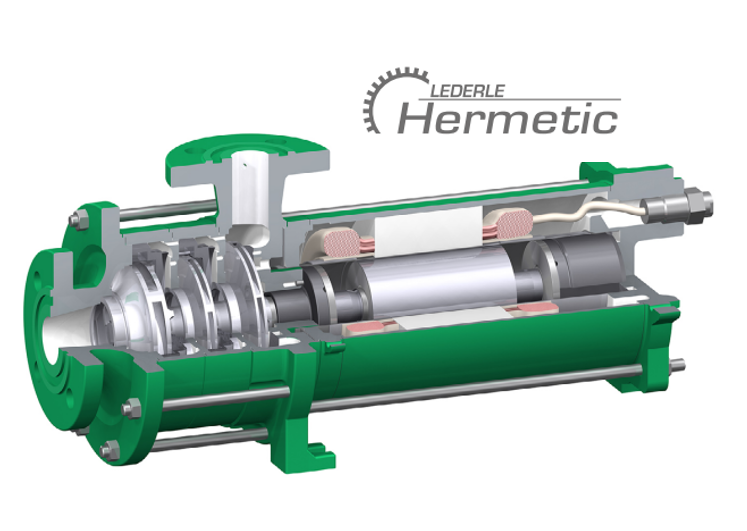 A green and white drawing of an electric motor.