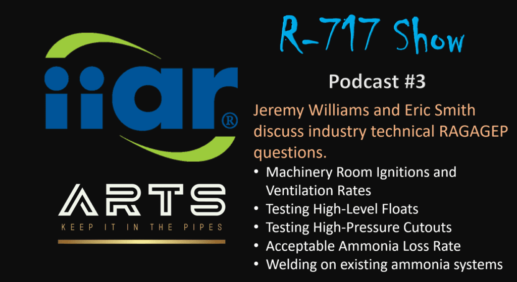 IIAR Ammonia Refrigeration Technical RAGAGEP Questions