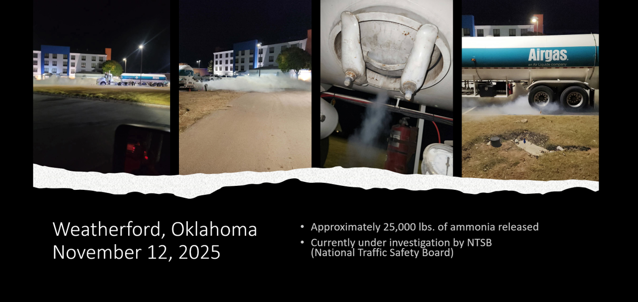 Massive Ammonia Leak 