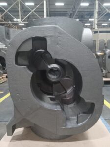 A close up of the inside of an engine